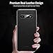 ESR Premium Real Leather Case for The Samsung Galaxy S10 Plus, Slim Protective Cover [Supports Wireless Charging] for The Samsung Galaxy S10 Plus (2019) - Black