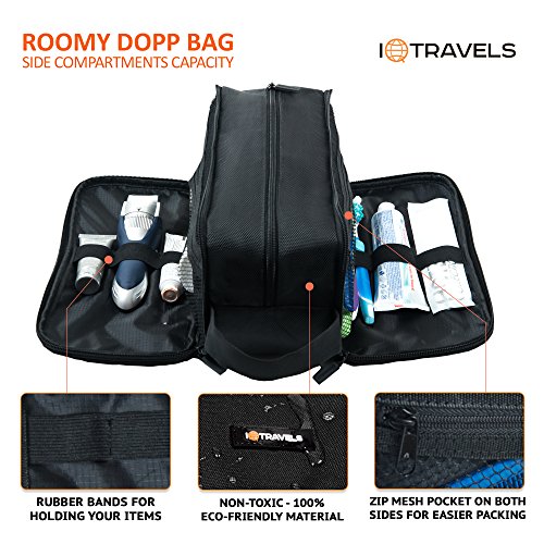 dopp kit with compartments