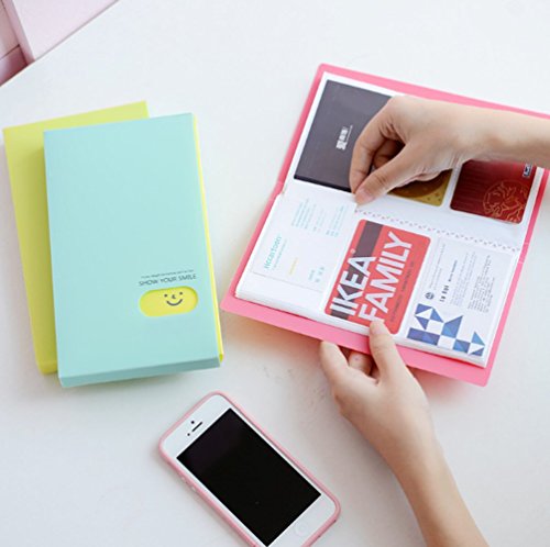 Business Card Book Holder, 2 PCS Business Name ID Credit Card Holder Rack Book Case Organizer Lomo Card Photocard Photo Album (120 Pockets)