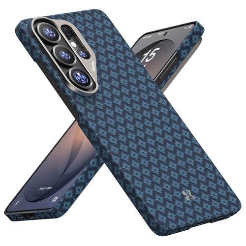 BENKS ArmorGrid ArmorAir for Samsung Galaxy S26 Ultra Magnetic Ultra Slim Case, Compatible with MagSafe, Caseless Feeling for Galaxy S26 Ultra Case by Kevlar Aramid, Minimalist Design, Azure Blue