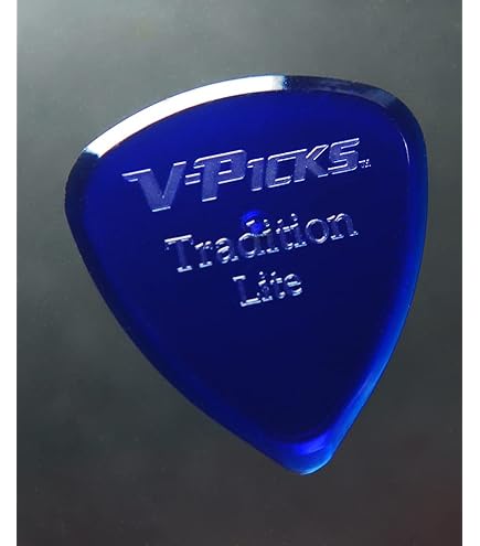 Amazon.com: V-PICKS Tradition Lite Ghost Rim - The Pick Billy