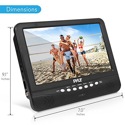 9 Inch Portable Widescreen TV Smart Rechargeable Battery Wireless Car