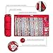 Wrapping Paper Storage Bag Container - Christmas Birthday Wrapping Paper Organizer. Holds 30 inch Rolls. Under The Bed or Hanging Up Wrapping Paper Storage Containers for Bows and Ribbons Organizer
