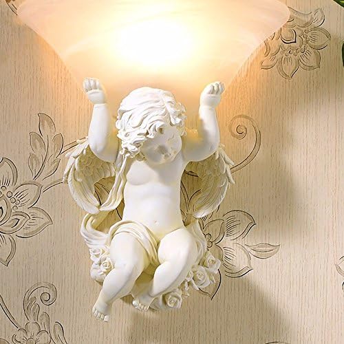Modern Minimalist Rustic Wall Lamp Suitable for Decoration Bedroom,Living Room,Hallway,Hotel Wall Lamp Living Room Aisle Lamp Bedroom Bedside Lamp Tv Background Wall Lamp Creative Angel Wall Lamp