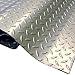 IncStores Standard Grade Nitro Garage Flooring (7.5' x 25', Diamond Stainless Steel) Roll Out Floor Protecting Mats