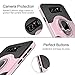 Dairnim Note 8 Case, Galaxy Note 8 Case, Ring Stand Dual Layer TPU Bumper Anti-Scratch Shockproof Support Magnetic Car Mount Holder Thin Soft Case for Samsung Galaxy Note 8, Rose Gold