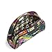 Vera Bradley Women's Cotton Small Zip Cosmetic Makeup Organizer Bag, Autumn Leaves, One Size