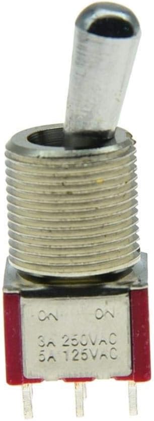 KAISH Guitar or AMP Amplifier DPDT 2 Way ON ON Toggle Switch Sealed Fat Bat Toggle, 1 Fat Bat Toggle - Image 4
