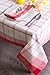 DII Country Plaid Square Tablecloth, 100% Cotton with 1/2