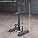 Body-Solid (WT46) 6-Post Olympic Weight Tree & Bar Holder - Durable Plate Rack and Weight Storage Stand for Home Gym - 1000 lb Weight Capacity