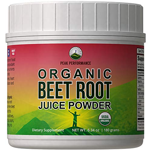 Organic Beet Root Powder - Highest Quality Super Food Beets Juice Powder. 100% Pure...
