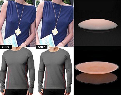 Breast Petals Nipple Covers Silicone Reusable Fashion Sexy Adhesive Pasties - 2 Pairs
