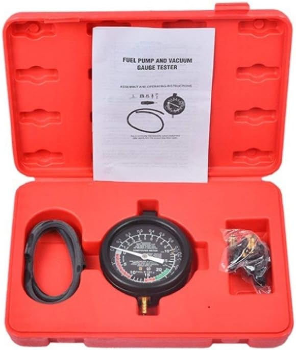 Fuel Pump Vacuum Gauge Tester Pressure Test New Auto Mechanic Tester