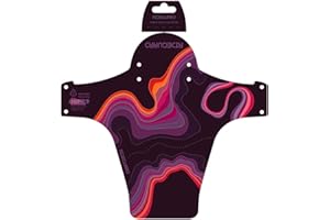RideGuard PF1 - Front MTB Mudguard Mountain Bike Fender. Fits 24”, 26”, 27.5”, 29”, Plus Size and Fat Bikes. UK Made 100% Recycled Plastic Waste 100% Recyclable.