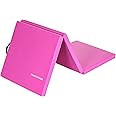 BalanceFrom Three Fold Folding Exercise Mat with Carrying Handles for MMA, Gymnastics and Home Gym Protective Flooring