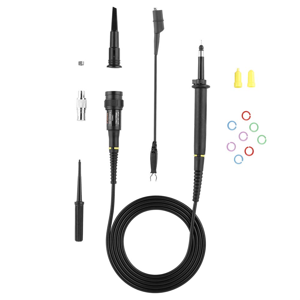 BNC Oscilloscope Probe 250mhz 100x, High Voltage Oscilloscope Probe 2000Vp-p,P4250 Oscilloscope Accessories Test Lead Kit