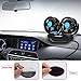 EXCOUP Oscillating Fan for Car with 12V Adapter for Household, Fan for Truck Car 2 Adjustable Speed 360° Rotatable Low Noise