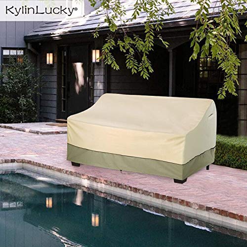 KylinLucky 2Seater Deep Seat Patio Loveseat Sofa Cover Outdoor