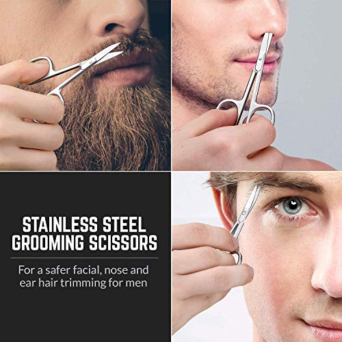 Stainless steel grooming scissors eyebrow scissor, beard