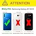 J&D Case Compatible for Galaxy A7 2018 Case, Carbon Fiber Pattern Drop Protection Shock Resistant Protective TPU Slim and Anti-Scratch Case for Samsung Galaxy A7 (Release in 2018) Bumper Case