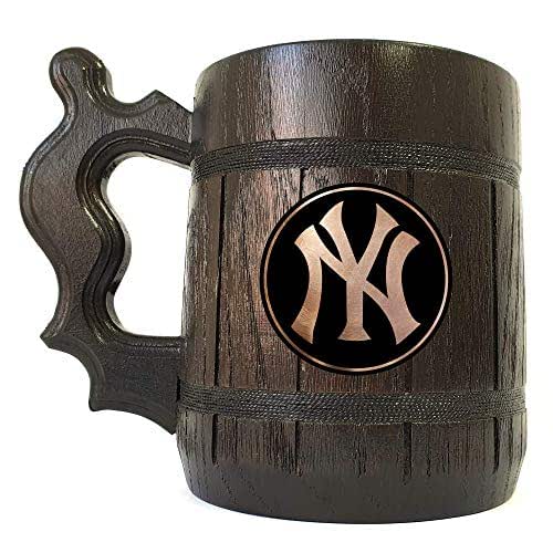 yankees beer stein
