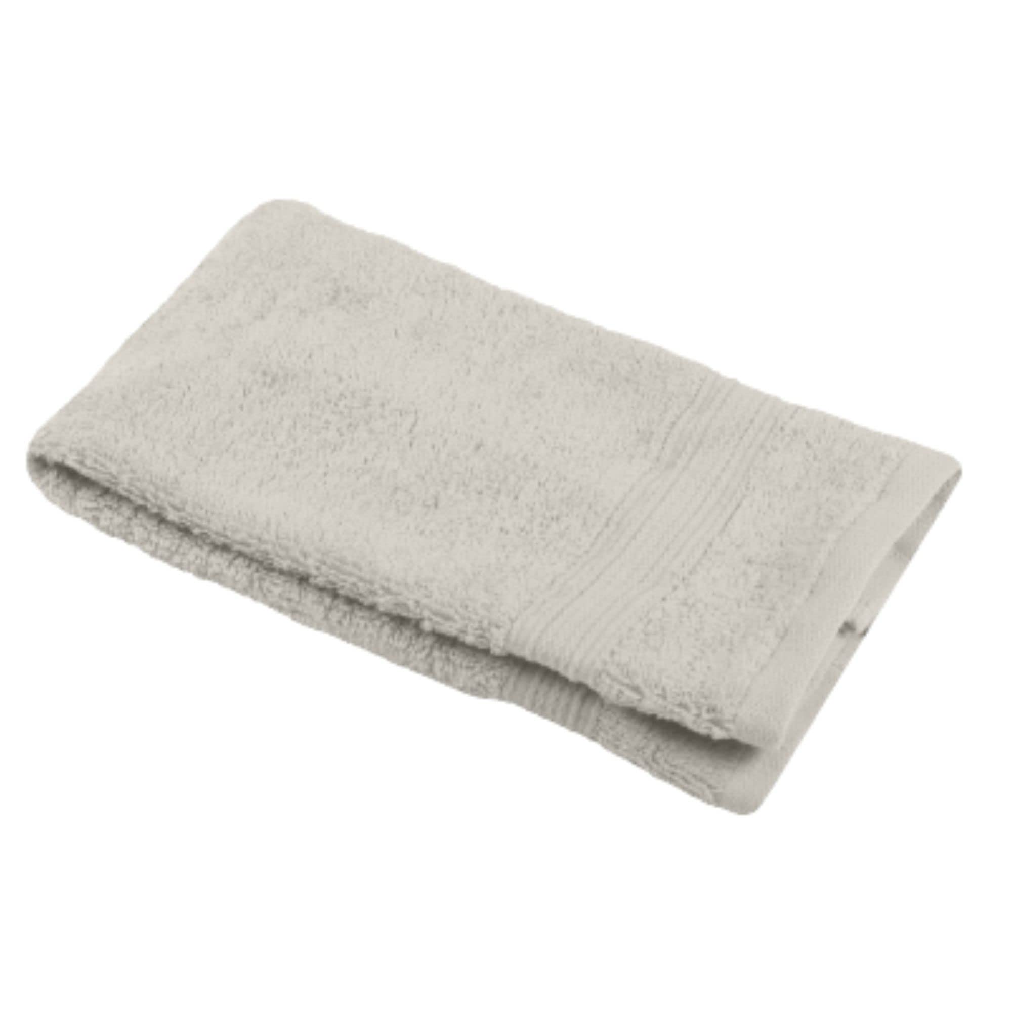 Stof - Bath Towel - Size 30 x 50 cm - 100% Organic Cotton - Linen Colour - Lagoon Model - Bath Linen - Wash at 40 cm