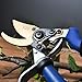 ACE Pruning Shears -Rotating Bypass Titanium Coated Garden Pruners, Secateurs, Scissors with Heavy Duty SK5 Blade. Soft Grip Handle for Everyone. Cushion Grip for Extraordinary Comfort