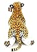JESONN Realistic Soft Stuffed Animals Grovel Spotted Leopard Toys Plush for Baby Pillow and Kids' Gifts,23.6