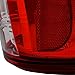 AKKON - For 2003-2006 Silverado 05-07 Silverado Hybrid Pickup Truck Red Clear V2 LED Tail Lights Brake Lamps Pair