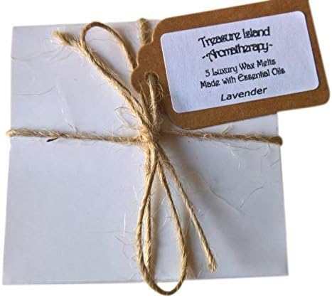 Treasure Island 5 Luxury Lavender Aromatherapy Wax Melts made with essential oil and soy wax