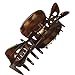 Parcelona French Golden Touch Tortoise Shell Covered Spring Celluloid Extra Large Big Approx. 5.5 Inch Long Jaw Hair Claw Clip Clamp Clutcher