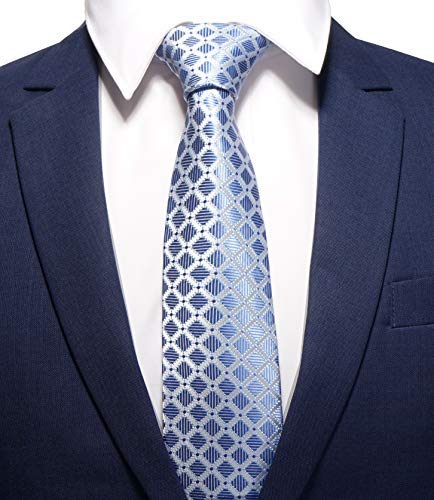 AVANTMEN New Men\'s neckties 6 Pack Classy Neck Tie for Men Woven Jacquard Neck Ties (6 Pack - Style D)