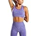 WODOWEI Women 2 Piece Outfits Sports Bra Seamless Leggings Yoga Set Long Pants Gym Clothing