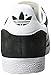 adidas Originals Men's Gazelle Fashion Sneaker, Dark Grey Heather/White/Metallic/Gold, 11 M US