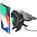 iOttie Easy One Touch Qi Wireless Charger CD Slot Mount || Fast Charge for Samsung -Galaxy S10 E S9 S8 Plus Edge, Note 9 & Standard Charge for -IPhone XS Max XS 8 Plus & Qi Devices | + Dual Charger