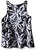 Calvin Klein Little Girls' Printed Georgette Tunic with White Leggings, Black/White, 6