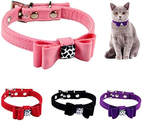 おしゃれ サイズ調節可能 ジュエリー 犬猫兼用 超軽量 首輪可愛い蝶結びの 100 品質保証 大型家電 B081z3zvxn 新作製品 世界最高品質人気 食品 飲料 お酒 ペット首輪 猫犬用首輪 ペット用品 4色入り 正規品送料無料 激安超特価 良好品