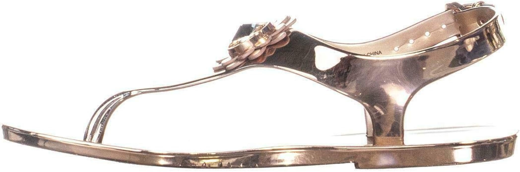 miley metallic jelly sandal