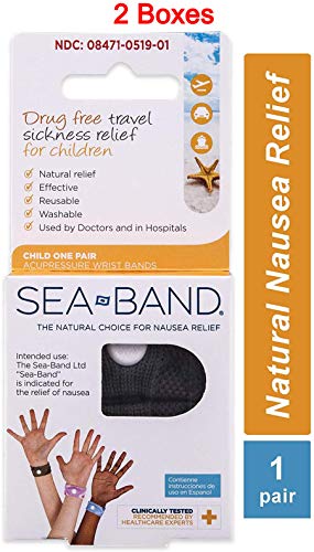 Sea-Band Anti-Nausea Ginger Gum For Motion & Pregnancy Morning Sickness, 24 Count