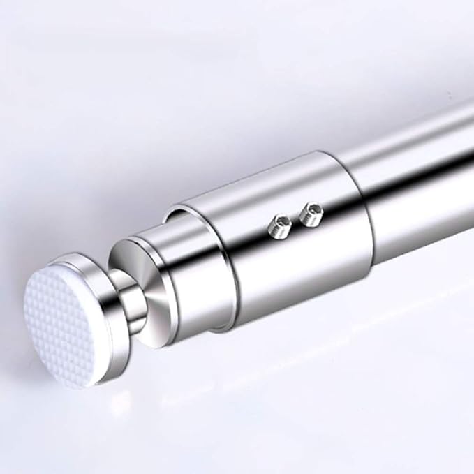 Adjustable PunchFree Tension Shower Rod, Retractable