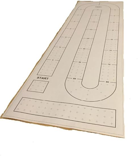 Large Cribbage Board Hole Pattern Paper Template 11 1 2 X 42 1 2 Amazon Com