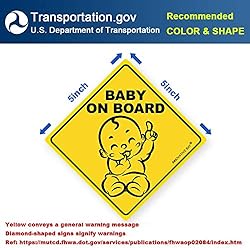 2023 Design- Baby on Board Sticker Sign