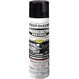 Rust-Oleum 248656 Professional Grade Rubberized Undercoating Spray, 15 oz, Black