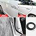 Carmoni 16Ft(5M) Car Door Edge Guards Trim Rubber Seal Protector Guard Strip Car Protection Door Edge Fit for Most Car-Black