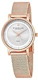Stuhrling Original Women's 734LM.05 Ascot Casatorra Elite Analog Swiss Quartz Rose Gold-Tone Stainless Steel Watch