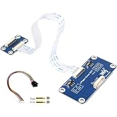 Universal E-Paper Driver HAT Supports Multiple SPI E-Paper Raw Panels, Compatible with Raspberry Pi/Jetson Nano/Arduino/STM32, etc. Controller Boards, Comes with Adapter Board and FFC Cable