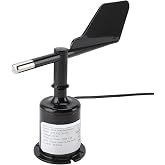 Kuuleyn 360 Degree Wind Direction Sensor DC 5V Precise Anemometer Sensor Wind Indicator Protector for Garden Greenhouse