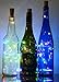 6 Pack 20-LEDS Spark Wine Bottle Light, Cork Shape Battery Copper Wire String Lights for Bottle DIY, Christmas, Wedding and Party Décor (Colorful)