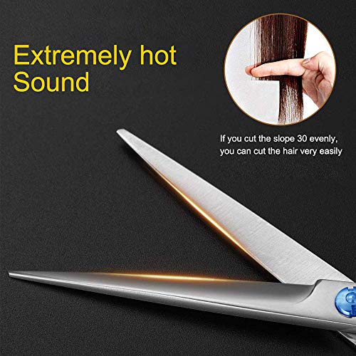Haarschere Set,Haar-Profi,1 Ausdünnschere,1 Haarschneideschere,Friseur ZubehöR,Scharf,Aus Edelstahl,Präzis,Rostfrei,Haare Selber Schneiden,Zum Ausdünnen Und Strukturieren,Unisex