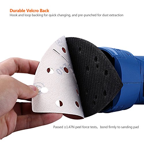 60PCS Sanding Sheets, Mouse Sander Pads to Fit Bosch MultiSander PSM
